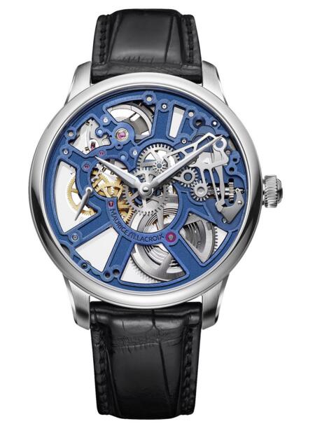 Review Best Maurice Lacroix Masterpiece Skeleton MP7228-SS001-004-1 Replica watch